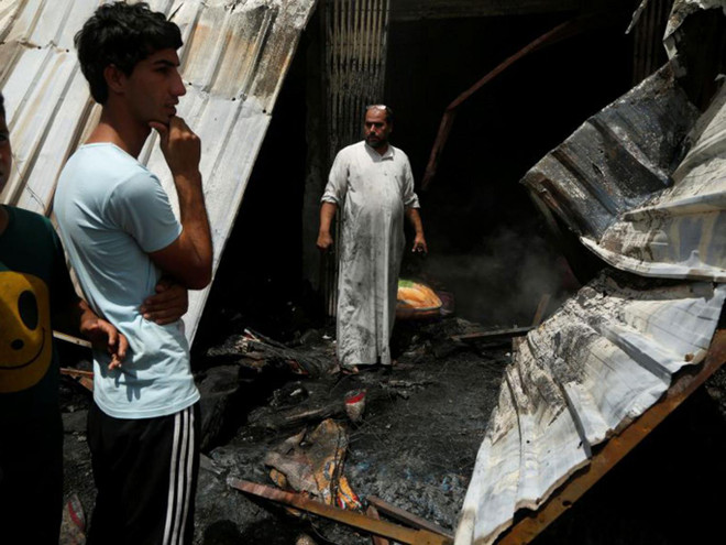 Số người thương vong trong vụ nổ bom tại Baghdad tăng mạnh ảnh 1