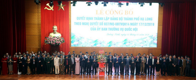 Quảng Ninh: Công bố quyết định thành lập Đảng bộ thành phố Hạ Long ảnh 1