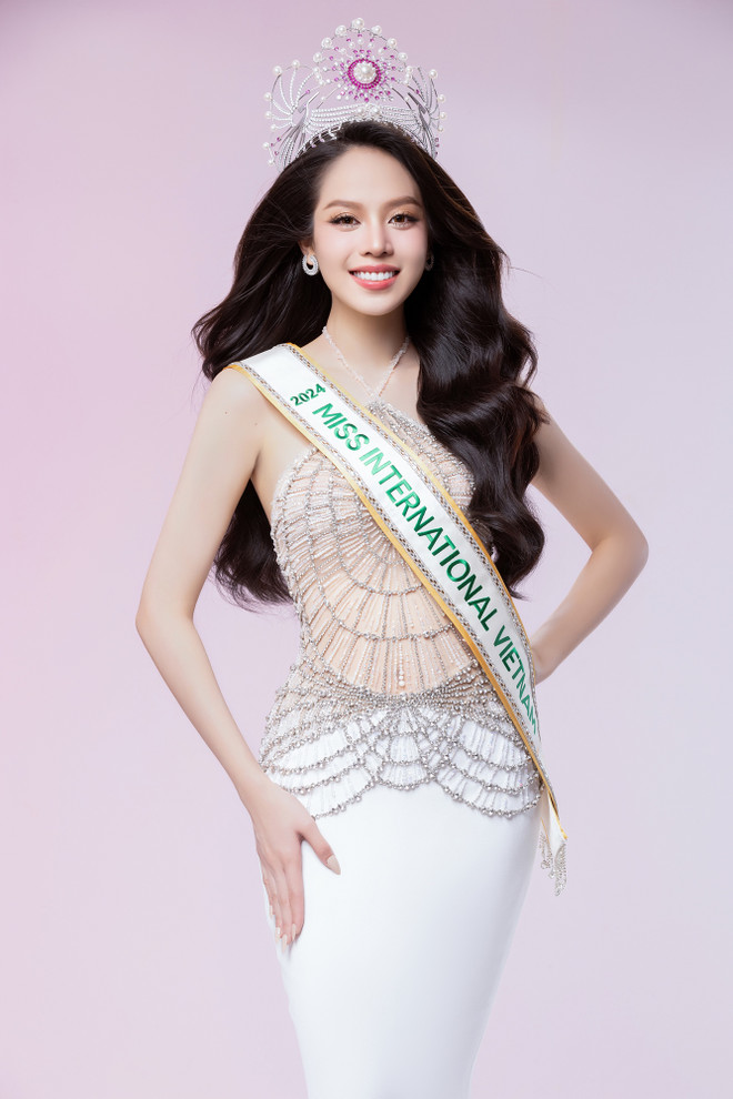 Hoa hậu Huỳnh Thị Thanh Thủy là đại diện của Việt Nam dự thi tại Miss International 2024. (Ảnh: BTC) HOA HẬU THANH THỦY.jpg
