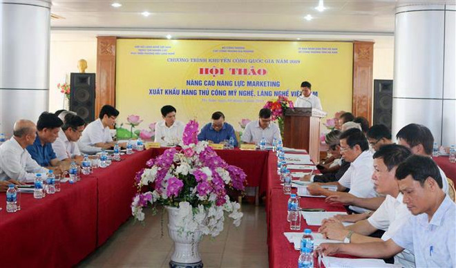 Tăng năng lực xuất khẩu hàng thủ công mỹ nghệ, làng nghề Việt Nam ảnh 1