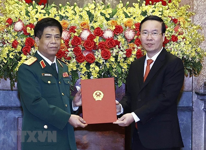 Thăng quân hàm Thượng tướng cho Phó Tổng Tham mưu trưởng QĐND Việt Nam ảnh 1