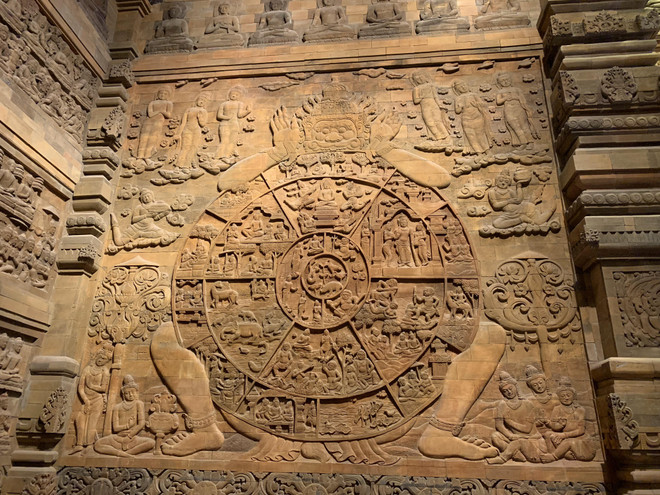 [Video] Chi tiết bên trong kiến trúc độc đáo quần thể chùa Tam Chúc ảnh 1