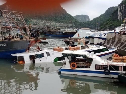 Xác định nguyên nhân chìm tàu chở khách tại cảng Cái Rồng ảnh 1