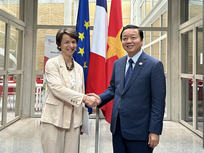 Phó Thủ tướng Trần Hồng Hà thăm và làm việc ở Cơ quan Phát triển Pháp ảnh 1