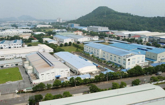 Một góc Khu công nghiệp Khai Quang, thành phố Vĩnh Yên, tỉnh Vĩnh Phúc. (Ảnh: Hoàng Hùng/TTXVN) Vĩnh Phúc: Thị trường đất khu công nghiệp sôi động, giá tăng cao ảnh 1