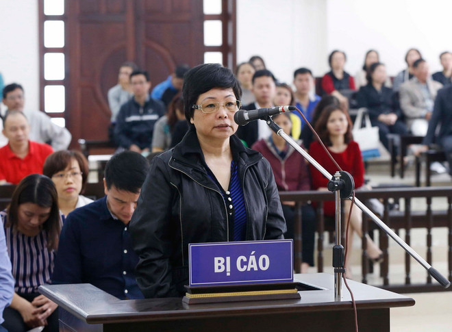 Bị cáo Châu Thị Thu Nga. (Nguồn: TTXVN) Bị cáo Châu Thị Thu Nga nói lời sau cùng, đề nghị hủy án sơ thẩm ảnh 1