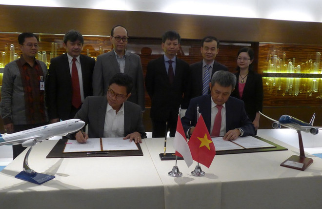 Vietnam Airlines và Garuda Indonesia mở rộng hợp tác chiến lược ảnh 1