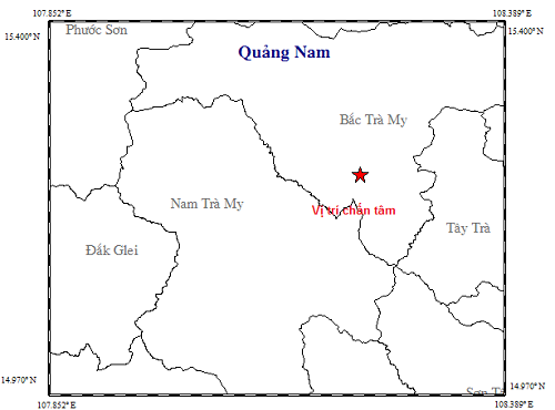 Quảng Nam: Huyện Bắc Trà My liên tiếp xảy ra động đất kích thích ảnh 1