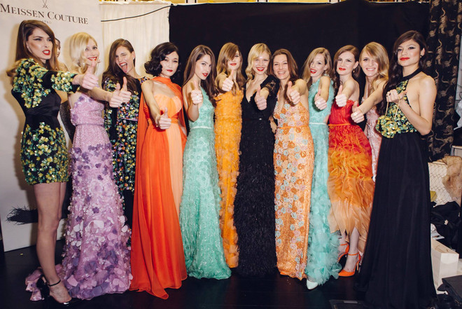 Kha Mỹ Vân ấn tượng trong show thời trang Meissen Couture ảnh 7