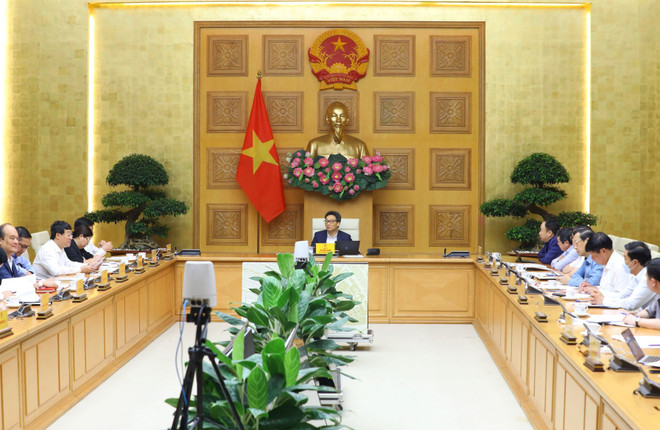 Quang cảnh cuộc họp. (Ảnh: Văn Điệp/TTXVN) Khắc phục việc ghi danh dự án đầu tư công khi chưa hoàn thiện thủ tục ảnh 1