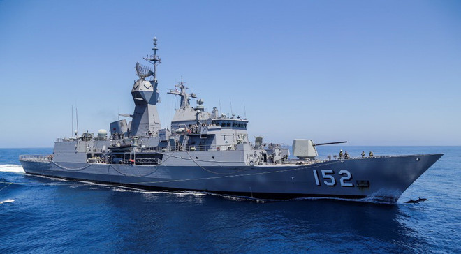 Tàu hải quân Australia HMAS Warramunga thăm cảng Cam Ranh ảnh 1