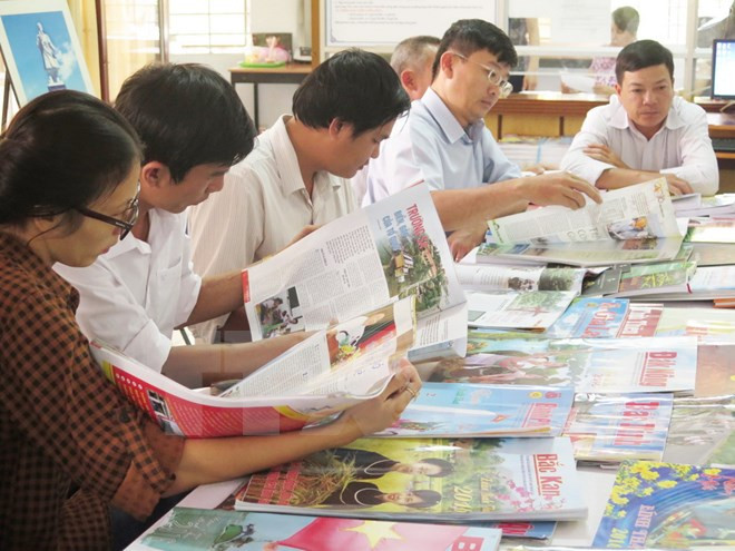 Ảnh minh họa. (Nguồn: TTXVN) Thông qua Quy định đạo đức nghề nghiệp người làm báo Việt Nam ảnh 1