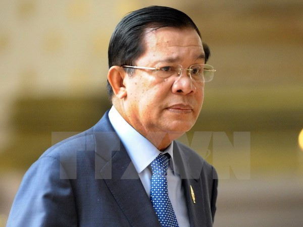 Thủ tướng Vương quốc Campuchia Hun Sen. (Nguồn: TTXVN) Thủ tướng Vương quốc Campuchia sẽ thăm chính thức Việt Nam ảnh 1