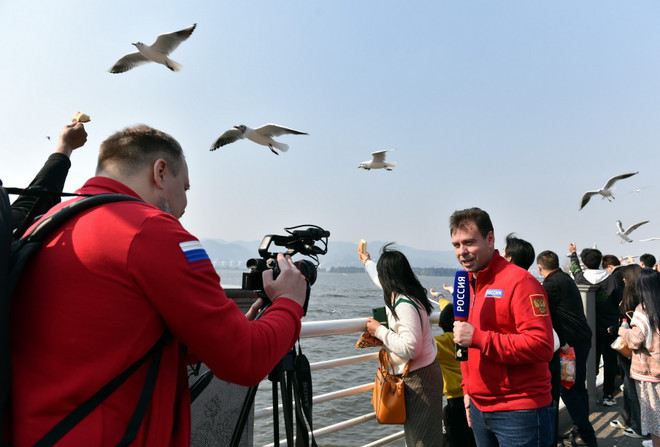 Trung Quốc: 'Xứ sở hải âu' ở thành phố Côn Minh thu hút du khách ảnh 4