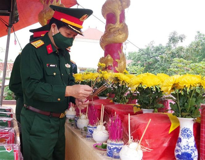 Quảng Trị: Truy điệu và an táng 16 hài cốt liệt sỹ tại Vĩnh Linh ảnh 1