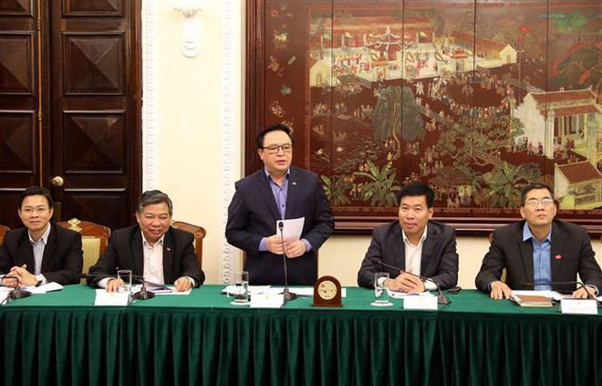 Trưởng Ban Đối ngoại Trung ương Hoàng Bình Quân phát biểu. (Ảnh: Lâm Khánh/TTXVN) Thực hiện tốt một số nhiệm vụ lớn trong công tác đối ngoại năm 2020 ảnh 2