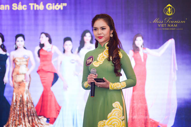 Thí sinh Hoa khôi Du lịch gấp rút luyện catwalk trước giờ G ảnh 9
