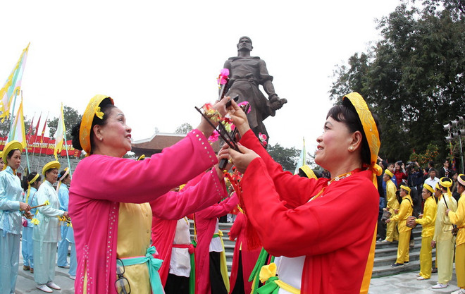 Một hoạt động kỷ niệm chiến thắng Ngọc Hồi-Đống Đa. (Ảnh minh họa. Nguồn: TTXVN) Thừa Thiên-Huế kỷ niệm 229 năm Nguyễn Huệ lên ngôi Hoàng đế ảnh 1