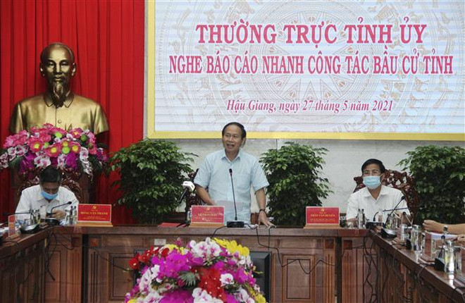 Báo cáo công tác bầu cử tại Hậu Giang, Bình Dương, Vĩnh Long, Lào Cai ảnh 1