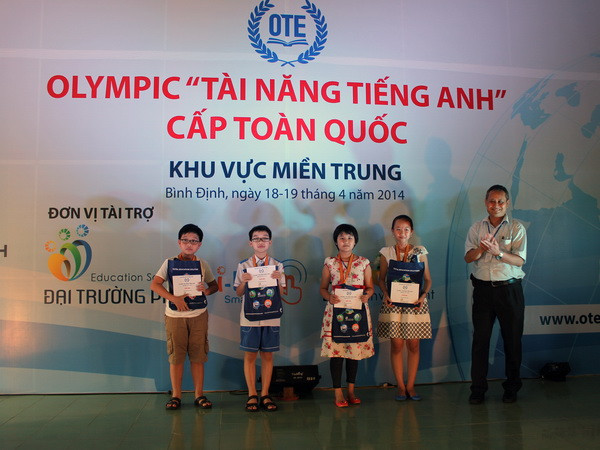 Thi Olympic “Tài năng tiếng Anh” cho học sinh phổ thông ảnh 1