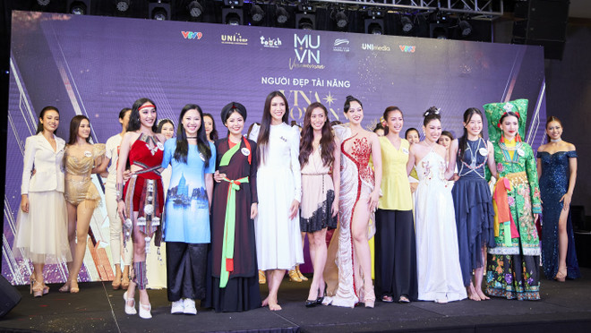 Top 10 thí sinh Người đẹp Tài năng. (Ảnh: BTC) Hoa hậu Hoàn vũ Việt Nam 2022 lộ diện top 10 người đẹp tài năng ảnh 2