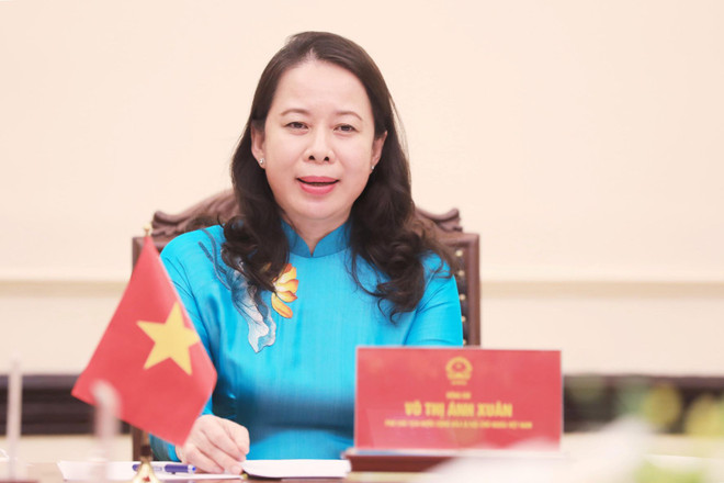 Phó Chủ tịch nước Võ Thị Ánh Xuân điện đàm với Phó Tổng thống Nigeria ảnh 2