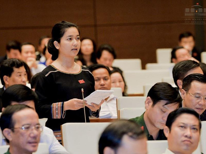 Số người được giới thiệu ứng cử đại biểu Quốc hội là người dân tộc thiểu số chiếm ít nhất bao nhiêu phần trăm tổng số người trong danh sách chính thức những người ứng cử đại biểu Quốc hội?