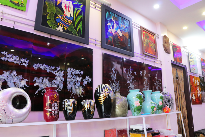 Làng nghề sơn mài Hạ Thái trước nỗi lo thiếu nguồn nhân lực trẻ ảnh 3