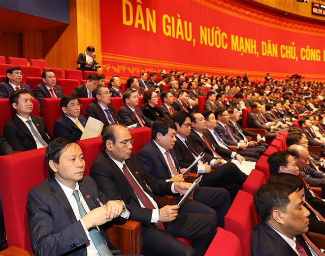 Các đại biểu dự phiên khai mạc Đại hội, sáng 26/1. (Ảnh: TTXVN) Đại hội XIII của Đảng: Xác định rõ những nhiệm vụ đột phá ảnh 3
