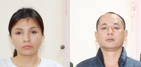 Hai đối tượng liên quan vụ án mua bán hóa đơn. (Ảnh: TTXVN phát) Triệt phá đường dây mua bán trái phép hóa đơn lớn nhất ở Lai Châu ảnh 1