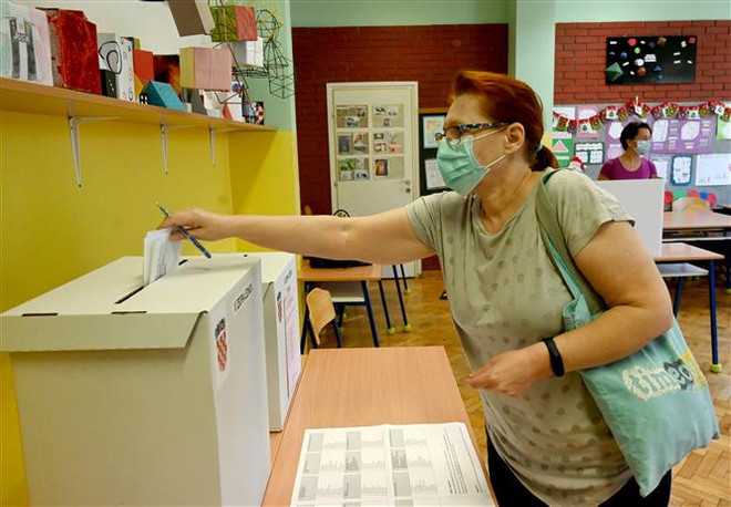 Đảng cầm quyền giành chiến thắng trong cuộc bầu cử Quốc hội Croatia ảnh 1