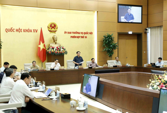 Bế mạc Phiên họp thứ 15, Ủy ban Thường vụ Quốc hội khóa XV ảnh 1
