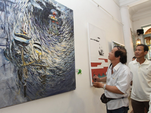 Giới thiệu hơn 100 tác phẩm tại Triển lãm mỹ thuật khu vực VI ảnh 1