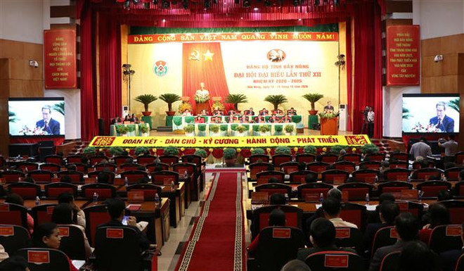 Quang cảnh Đại hội. (Ảnh: Hưng Thịnh/TTXVN) Đắk Nông phấn đấu trở thành tỉnh trung bình khá vào năm 2025 ảnh 3