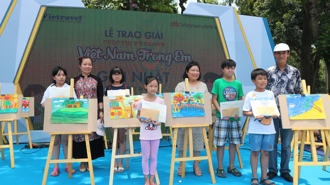 Thỏa sức sáng tạo trong cuộc thi vẽ 'Việt Nam trong em' ảnh 3