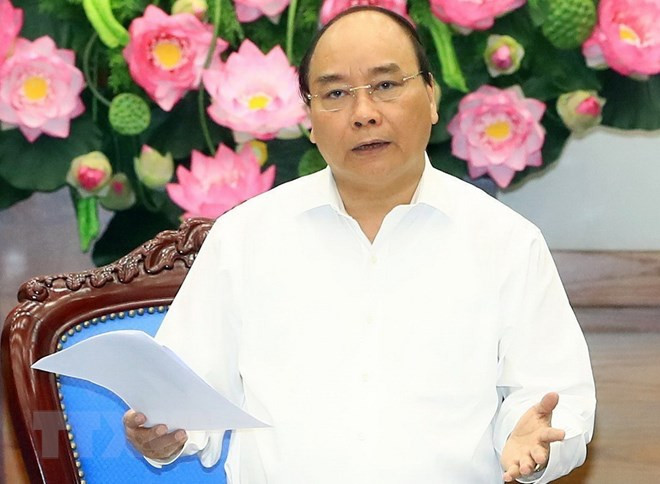 Thủ tướng Nguyễn Xuân Phúc. (Ảnh: Thống Nhất/TTXVN) Thủ tướng yêu cầu phối hợp tổ chức thành công Hội nghị Mỹ-Triều ảnh 1
