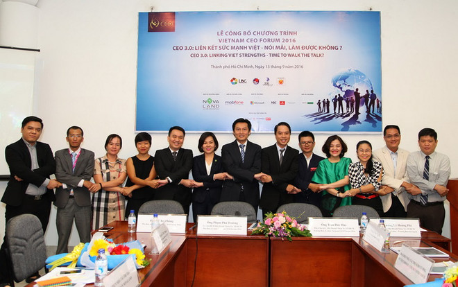 1.000 giám đốc điều hành sẽ tham gia Vietnam CEO Forum 2016 ảnh 1