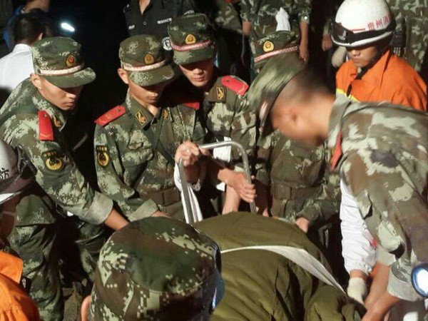 Trung Quốc: Lở đất ở Quý Châu, hàng chục người chết và mất tích ảnh 1