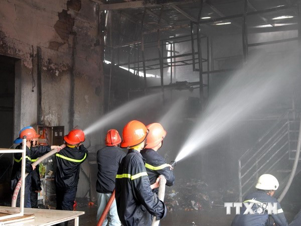 Cháy lớn tại xưởng gỗ ở TP.HCM, thiêu rụi 1.000m2 nhà xưởng ảnh 1