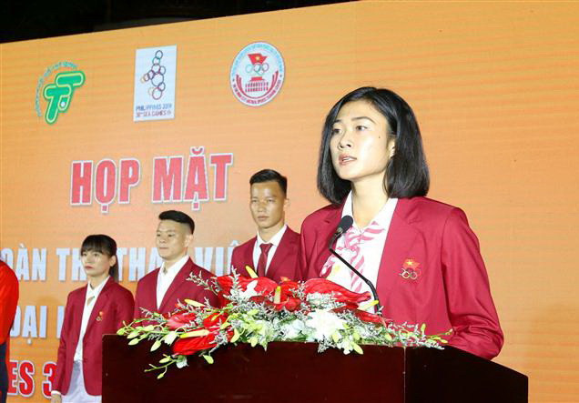 Họp mặt tiễn Đoàn thể thao Việt Nam khu vực phía Nam dự SEA Games 30 ảnh 2
