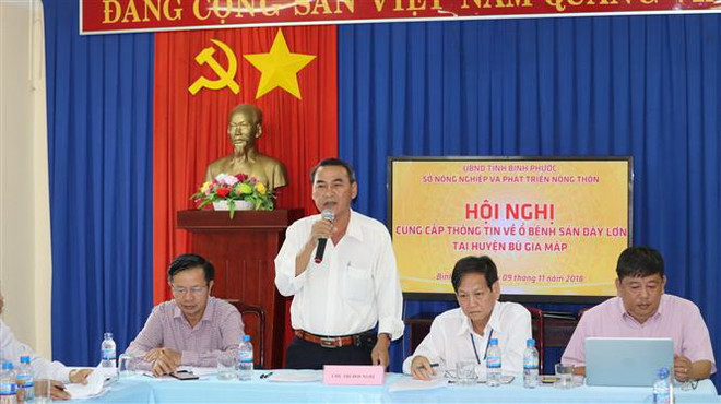 Thông tin chính thức về ổ dịch bệnh sán dây lợn ở tỉnh Bình Phước ảnh 1