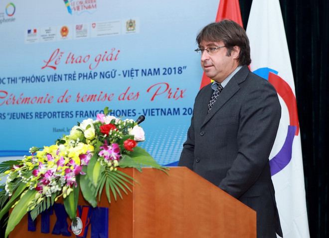 Trao giải Cuộc thi "Phóng viên trẻ Pháp ngữ-Việt Nam 2018" ảnh 4