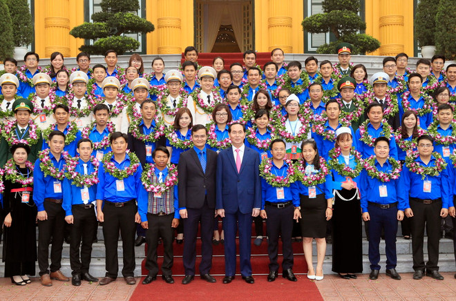 Chủ tịch nước gặp mặt các cán bộ Đoàn xuất sắc tiêu biểu toàn quốc ảnh 2