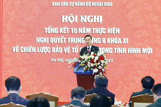 'Phát huy vai trò tiên phong của đối ngoại trong bảo vệ Tổ quốc' ảnh 1
