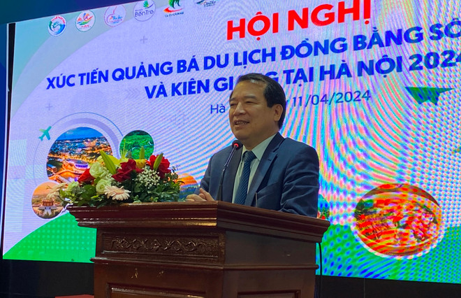 Phó Cục trưởng Cục Du lịch quốc gia Hà Văn Siêu. (Ảnh: CTV/Vietnam+) z5337205225309_2759512e9952cfebfb440f24bd6ab02a.jpg