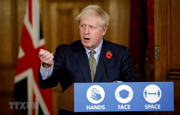 Thủ tướng Anh Boris Johnson. (Ảnh: AFP/TTXVN) Nhật Bản hoan nghênh cam kết của Anh về tư cách thành viên CPTPP ảnh 1