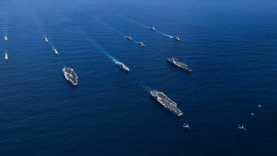 Mỹ và 6 quốc gia đồng minh tập trận chống tàu ngầm ảnh 1