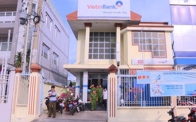 Xác định nghi phạm gây ra vụ cướp ngân hàng VietinBank tại Vĩnh Long ảnh 1