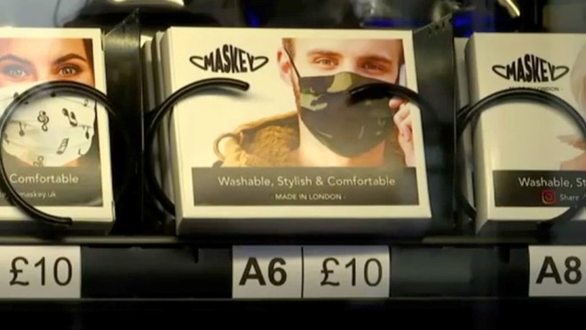 Anh: Thủ đô London lắp đặt máy bán khẩu trang tại nơi công cộng ảnh 1