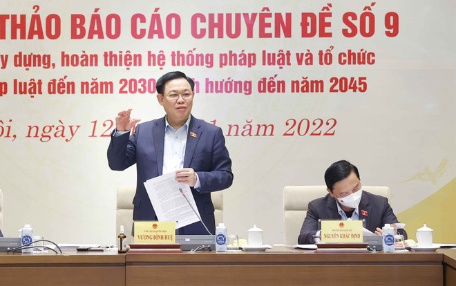 Góp ý dự thảo báo cáo chuyên đề về hoàn thiện Nhà nước pháp quyền XHCN ảnh 2